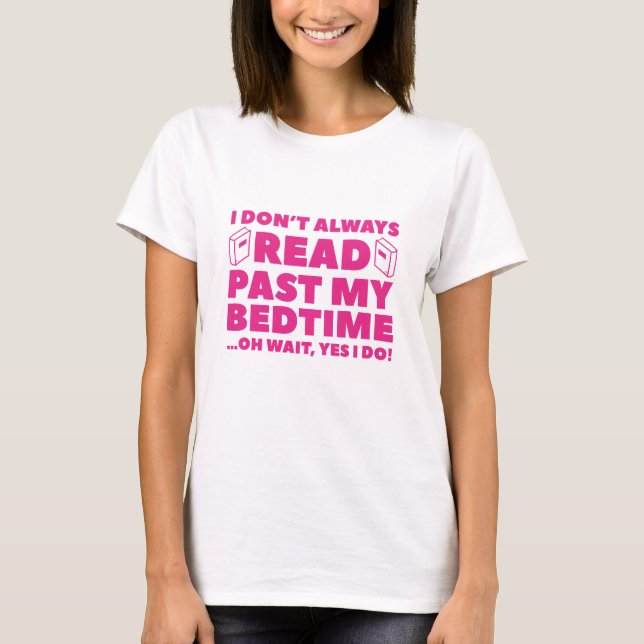 Camiseta Ler no meu tempo de dormir (Frente)