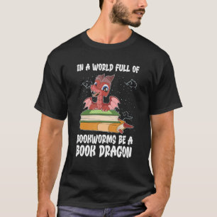 Camiseta Ler Num Cheio Mundial De Bookworms É Um Livro Dr.