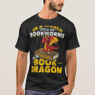 Camiseta Ler Num Cheio Mundial De Bookworms É Um Livro Dr.