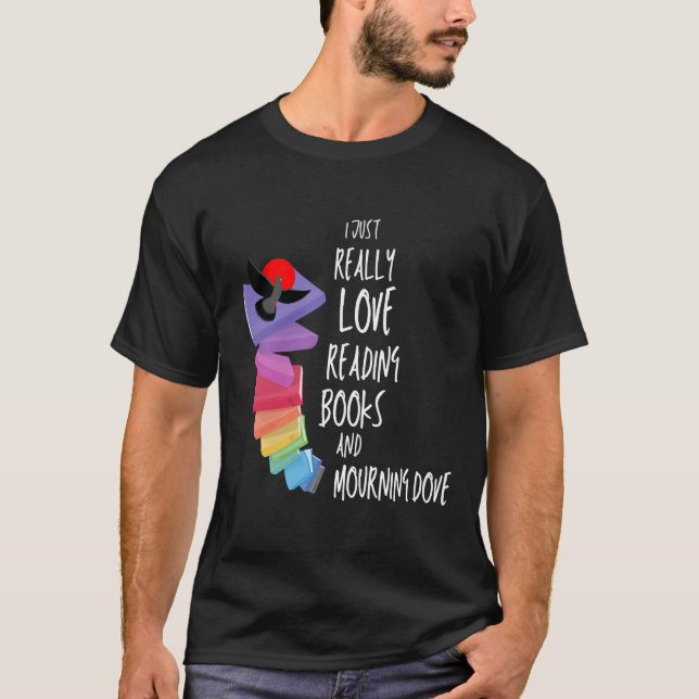 Camiseta Ler Pães Dom Ideia Eu Adoro Livros (Frente)
