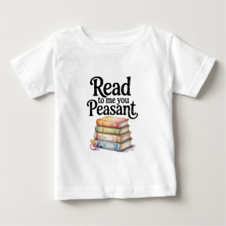 Camiseta Ler para Mim, Seu Camponês, Bodysuit Divertido par