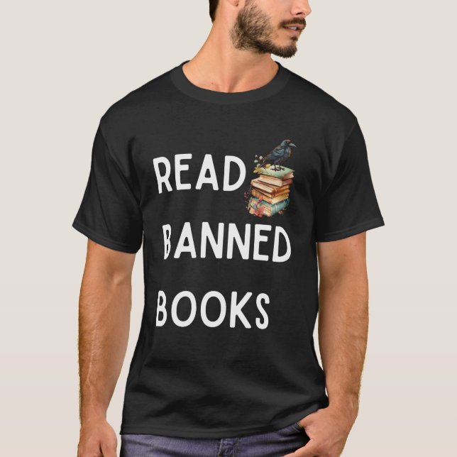 Camiseta Ler Teto de Livros Banidos (Frente)