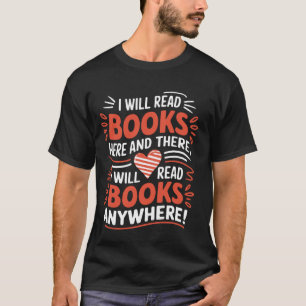 Camiseta Lerei livros aqui e ali lerei livros