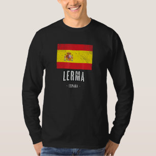 Camiseta Lerma Espanha Es Flag City - Bandera Ropa -