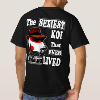 Camiseta Leroy Koi Sexiest Koi com logotipo fronta