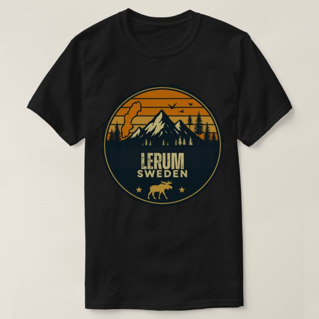 Camiseta Lerum, Suécia Sverige (Frente do Design)