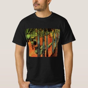 Camiseta Les Alyscamps, Folhas de Outono por Vincent van Go