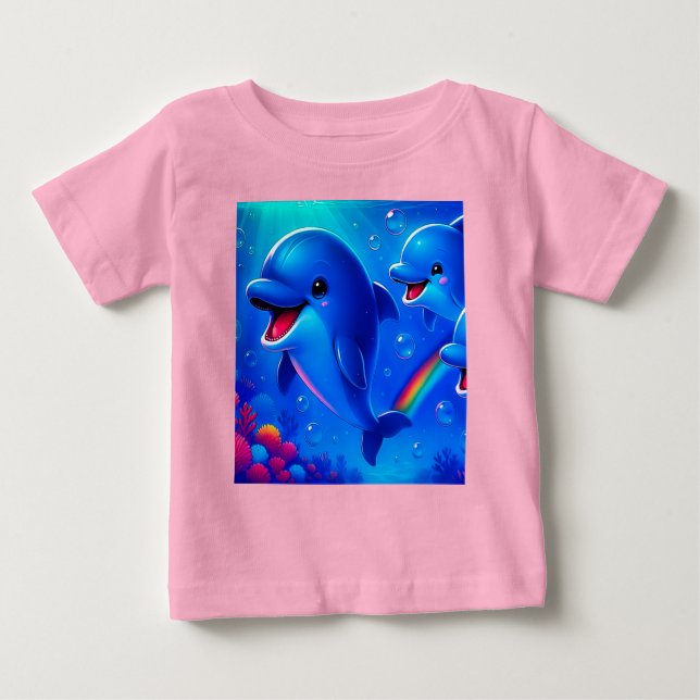 Camiseta Les dauphins copains (Frente)