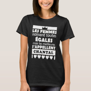 Camiseta les femmes nait tous égales les mieux