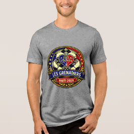 Camiseta Les Grenadiers Haiti Soccer Vintage Crest