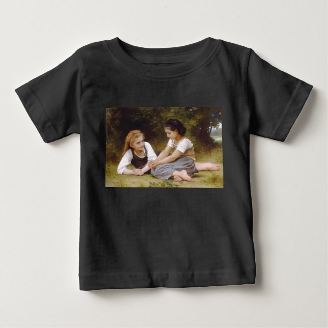 Camiseta Les Noisettes: Jovens Meninas Colhendo Avelãs (Frente)