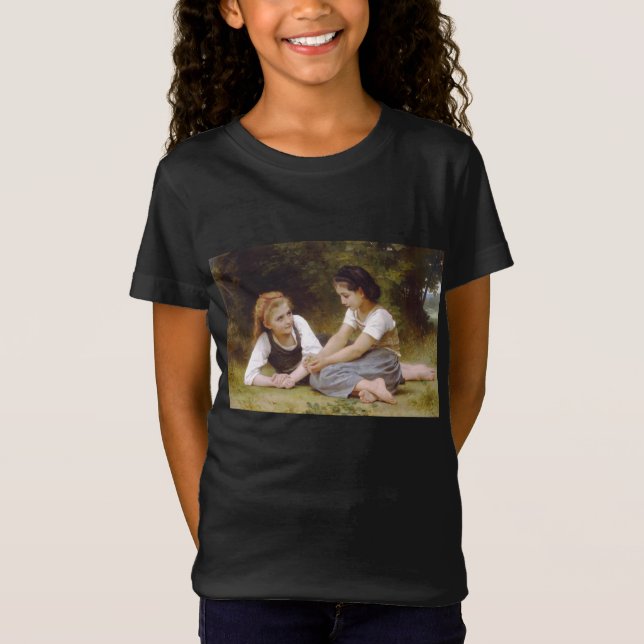 Camiseta Les Noisettes: Jovens Meninas Colhendo Avelãs (Frente)