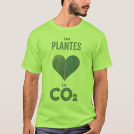 CAMISETA LES PLANTES AIMENT LE CO2