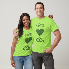 CAMISETA LES PLANTES AIMENT LE CO2
