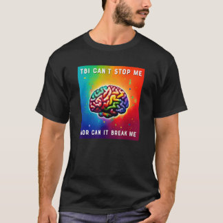 Camiseta Lesão cerebral traumática forte da TBI