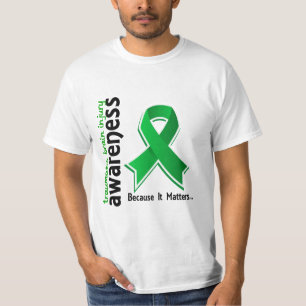 Camiseta Lesão cerebral traumático TBI da consciência 5