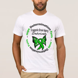 Camiseta Lesão cerebral traumático v2 do sobrevivente