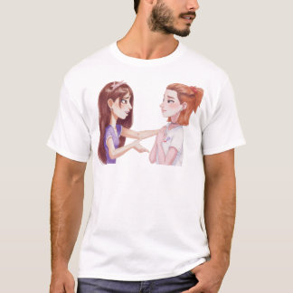 Camiseta Lesbian Couple Love – 1 Happy Family USA Fan Art