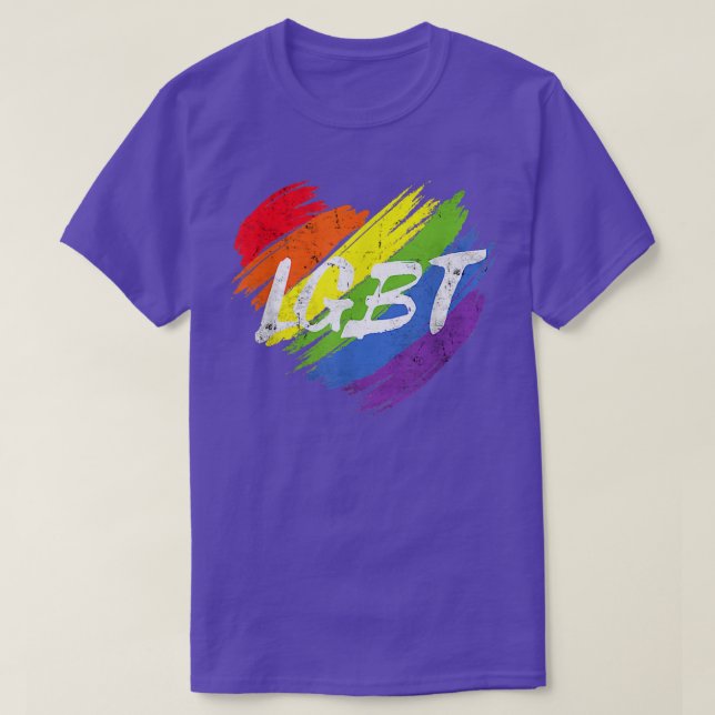 Camiseta Lesbian Transgender Support Equality LGBT Rainbow  (Frente do Design)