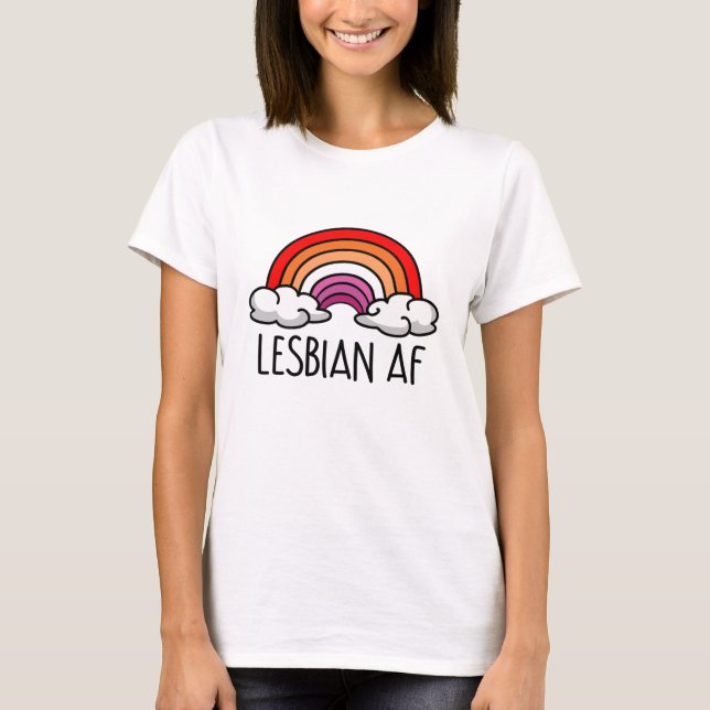 CAMISETA LÉSBICA AF (Frente)