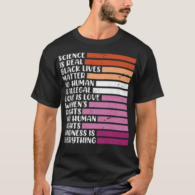 Camiseta Lésbica dizendo Orgulho LGBT Lésbica (1) (Frente)