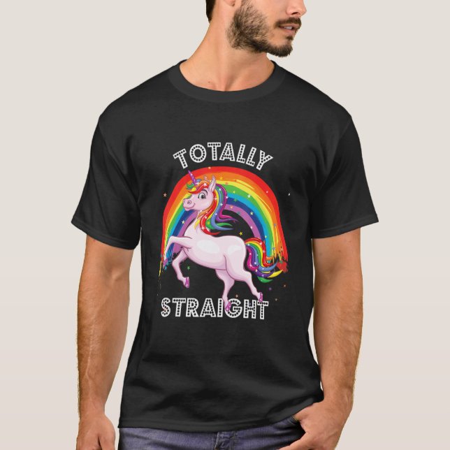 Camiseta Lésbica do Orgulho Arco Arco-Íris, Gay totalmente  (Frente)