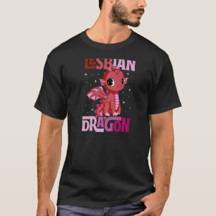 Camiseta Lésbica Dragão Magnético - Magnífico Orgulho gay L