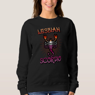 Camiseta Lésbica Escorpião Zodíaco Sinal de Aniversário Hor
