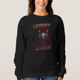 Camiseta Lésbica Escorpião Zodíaco Sinal de Aniversário Hor
