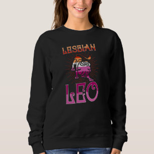 Camiseta Lésbica Leo Zodiac - Sinal de aniversário Horoscóp