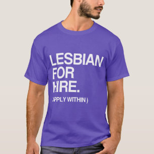 CAMISETA LÉSBICA PARA O ALUGUER
