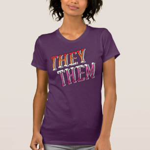 Camiseta Lésbica Pronoun Pride