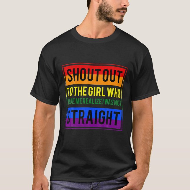 Camiseta Lésbica T - Engraçado Tee Lésbica Para Orgulho gay (Frente)