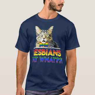 Camiseta Lésbicas Comem Que Gato