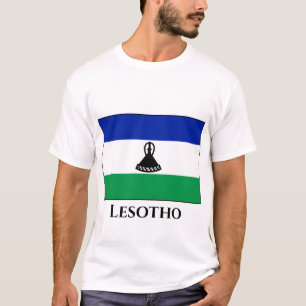 Camiseta Lesoto Flag