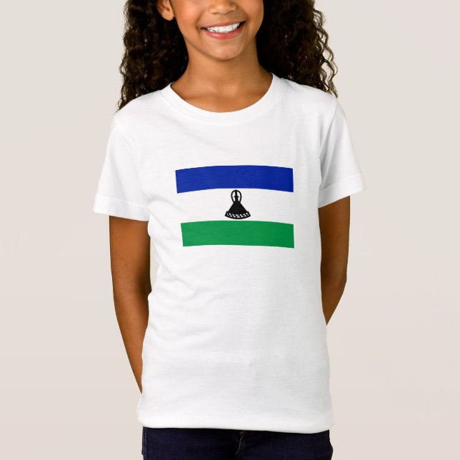 Camiseta Lesoto Flag (Frente)