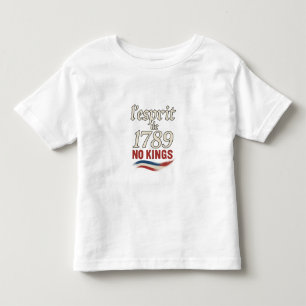 Camiseta l'esprit de 1789 No Kings