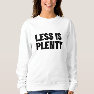 Camiseta Less Is Plenty Minimalist Streetwear Typography
