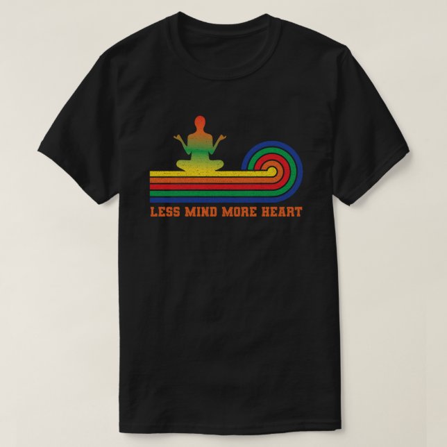Camiseta Less Mind, More Heart (Frente do Design)