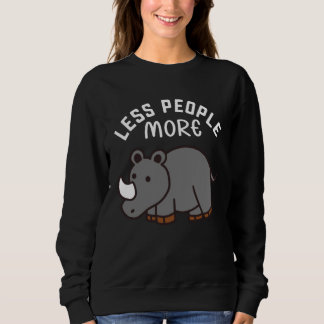 Camiseta Less People More Rhinos Children Rhino