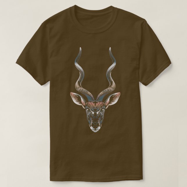 Camiseta Lesser kudu antelope (Frente do Design)