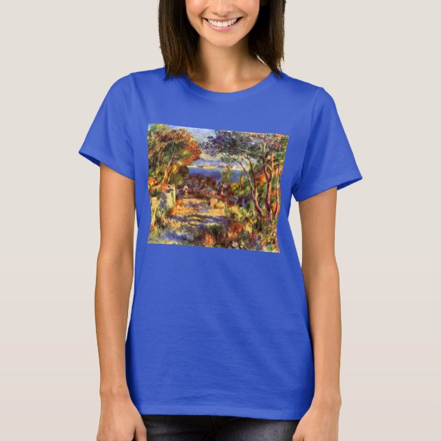 Camiseta L'Estaque de Pierre Renoir, Impressionismo Antigo (Frente)