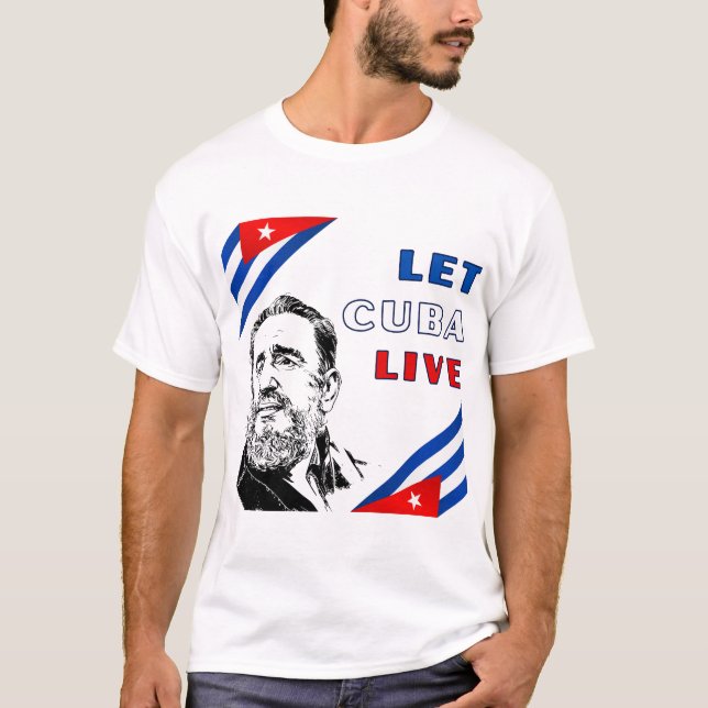 Camiseta Let Cuba Live (Frente)