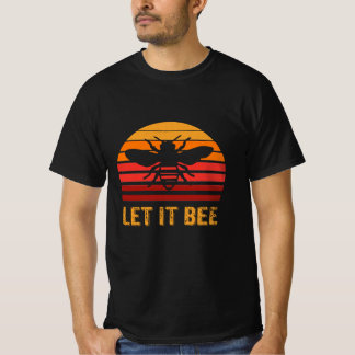Camiseta Let It Bee Vintage Beekeeper Gift For Who Love Bee