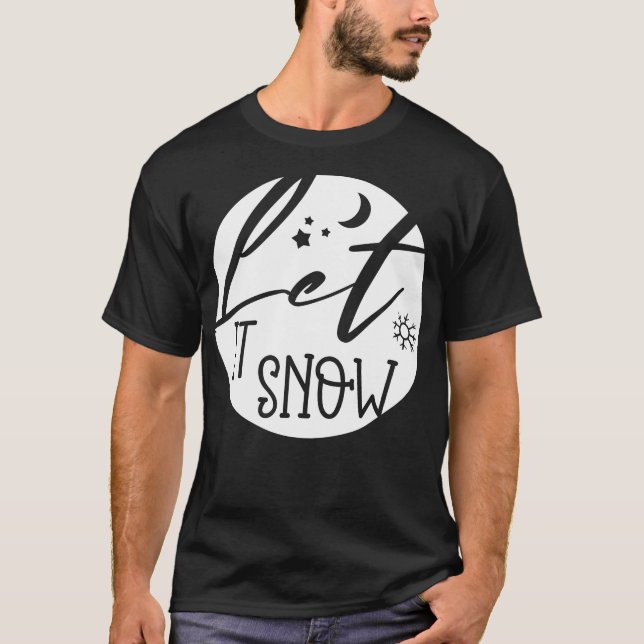 Camiseta Let it snow (Frente)