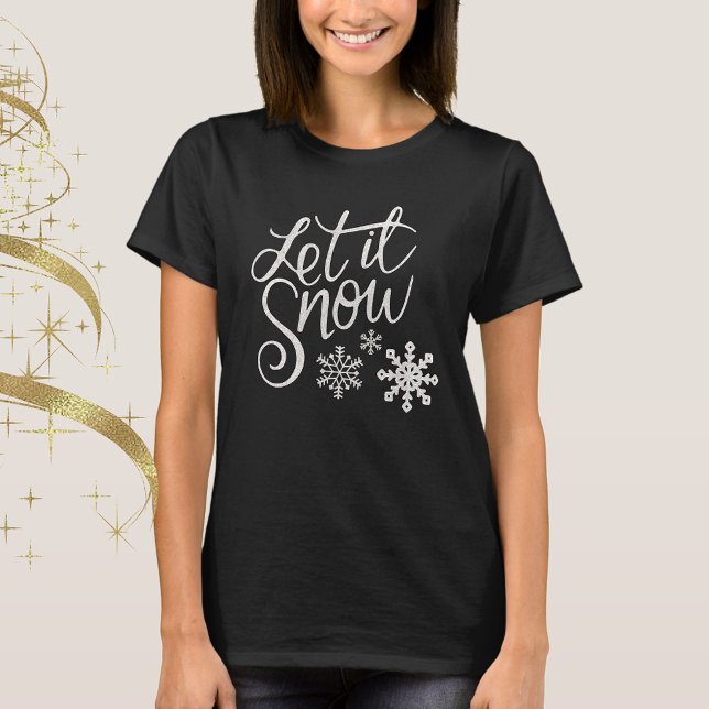 Camiseta Let it Snow (Criador carregado)