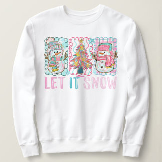 Camiseta Let it Snow Christmas Sweatshirt