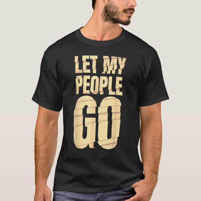 Camiseta Let My People Go  Jewish Seder Family (Frente)