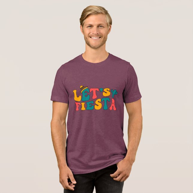 Camiseta Let’s Fiesta  (Frente Completa)