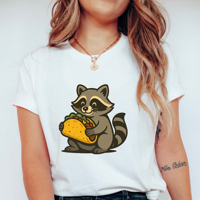 Camiseta Let’s Go Taco Raccoon, Summer Fun Ladies  (Criador carregado)